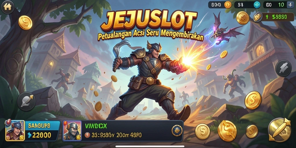 Tampilan gameplay seru dan menegangkan di JEJUSLOT.