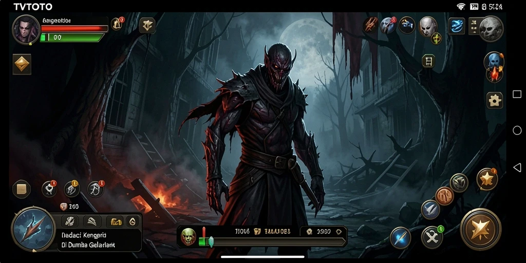 Gameplay TVTOTO yang menegangkan dan menakutkan.